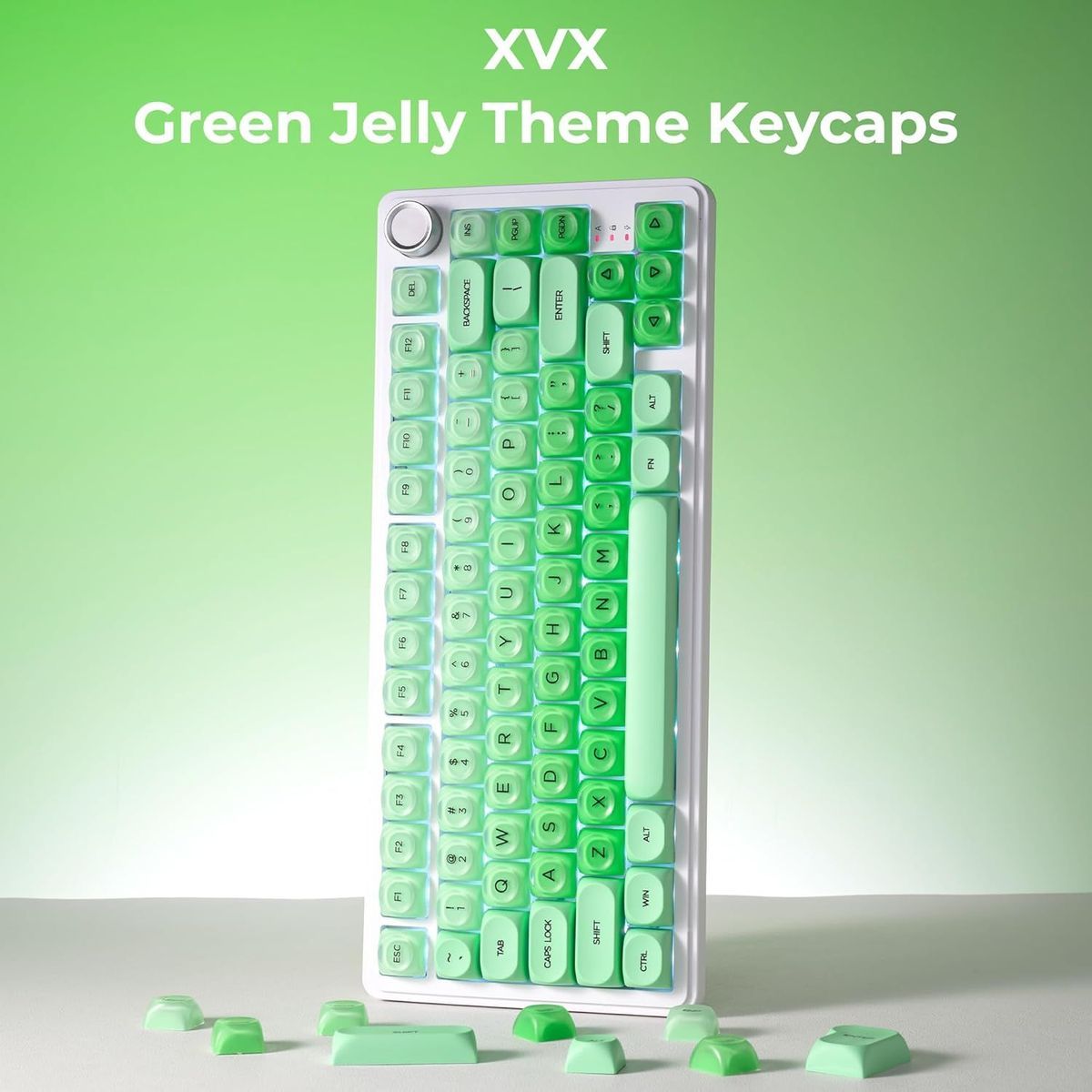 XVX Jelly Semi Transparent HOA Profile 120+ Keys Keycaps Set