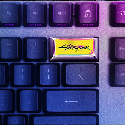 Cyberpunk 2077 Zinc Alloy Artisan Enter Backspace Keycap