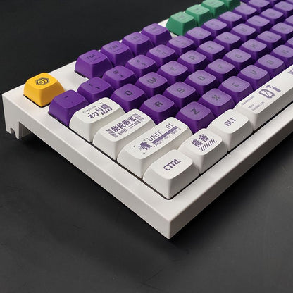 Eva 01 XDA PBT Keycaps Set
