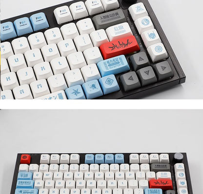 Eva 01 XDA PBT Keycaps Set