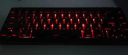Black Side Engraved 120+ Keys Keycaps- OEM