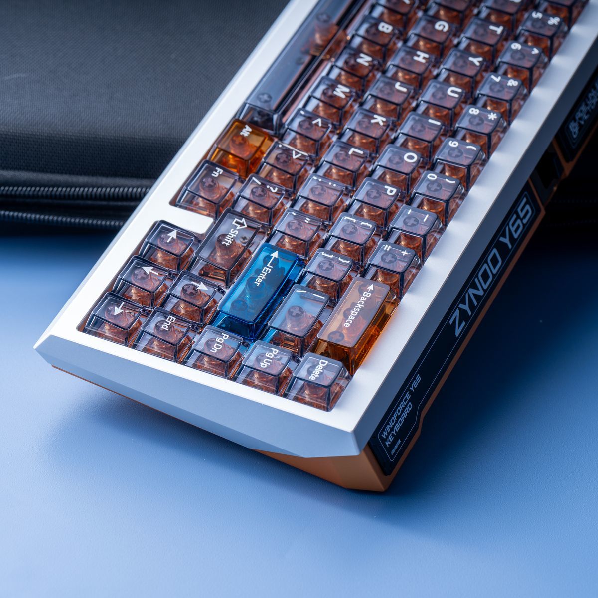 Winterglass Transparent PC Cherry Profile 87 Keys Keycaps Set