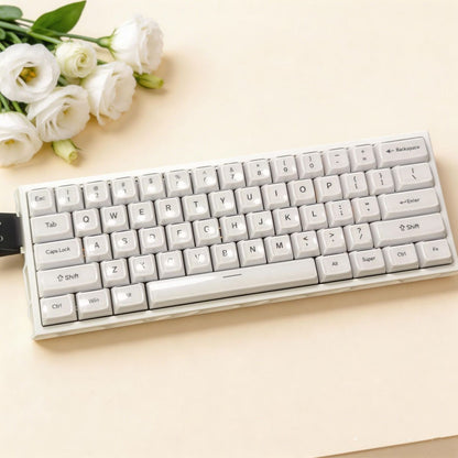 White Jelly MDA Profile PC UV Semi Transparent 120+ Keys Keycaps Set