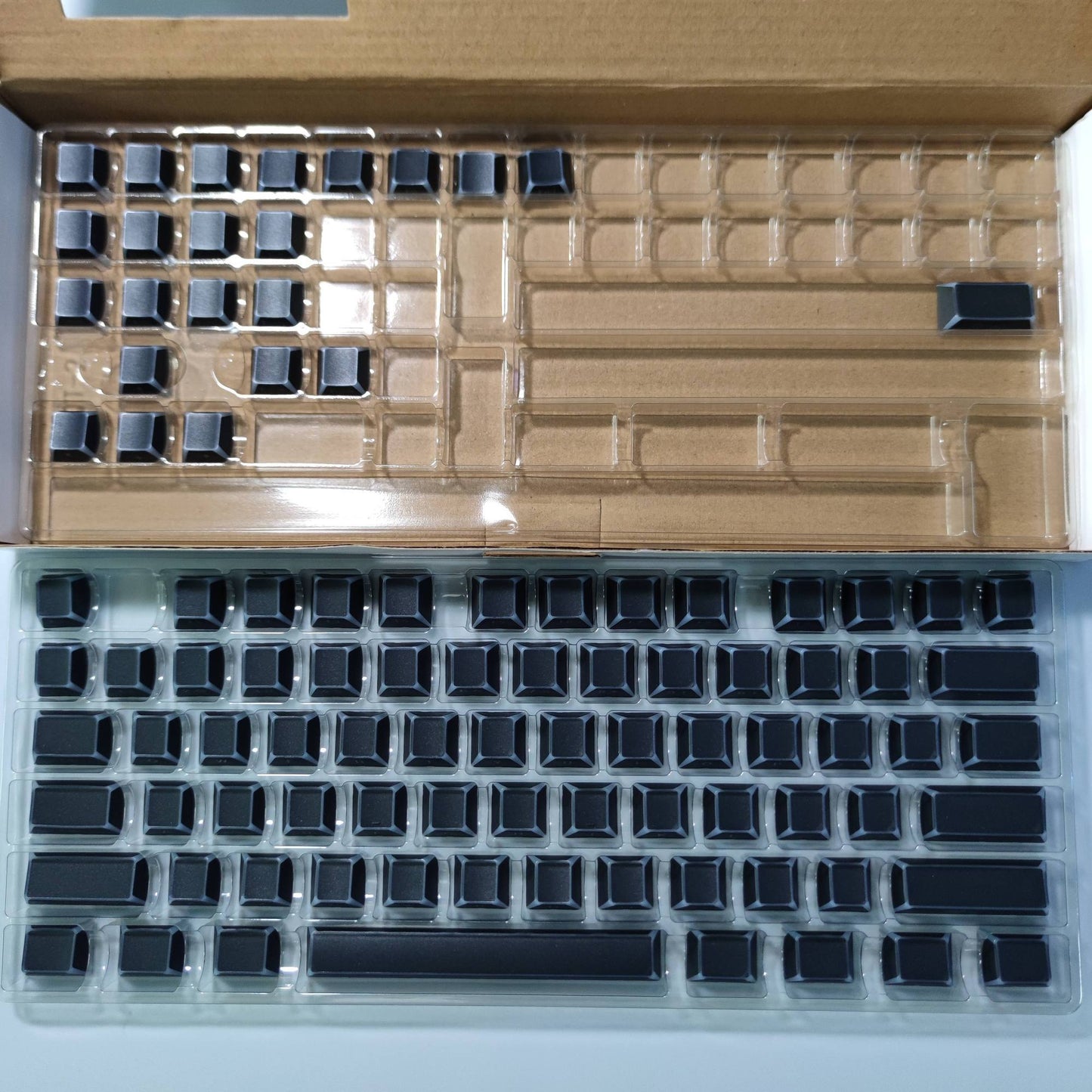 Black Outline Side Engraved Cherry Profile PBT Keycaps Set