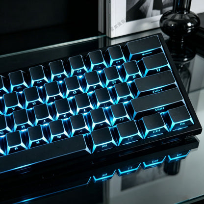 Black Outline Side Engraved Cherry Profile PBT Keycaps Set