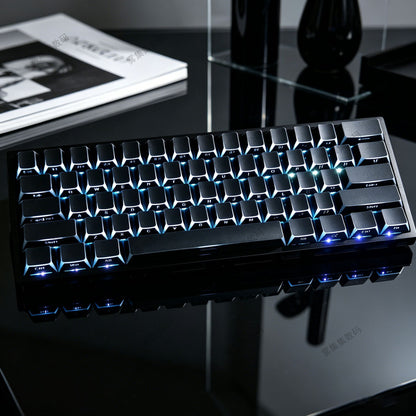Black Outline Side Engraved Cherry Profile PBT Keycaps Set