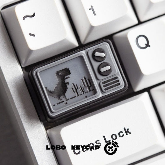 Offline Dino Resin 1.5U Tab Shine-Through Artisan Keycap