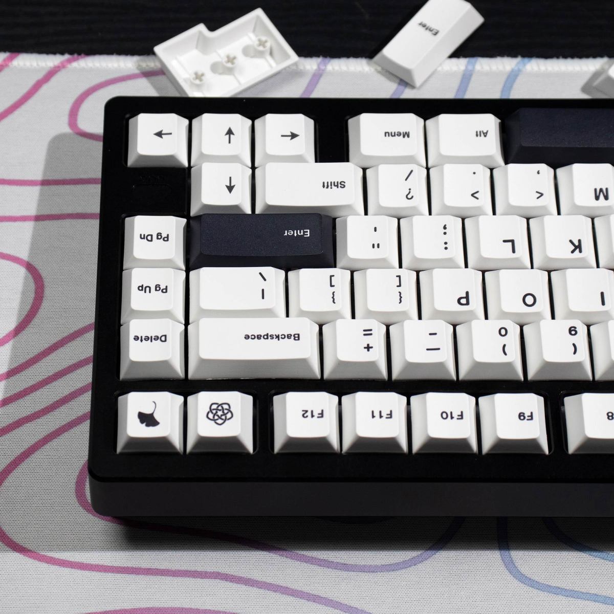 Clean BOW Cherry Profile PBT 120+ Keys Keycaps Set