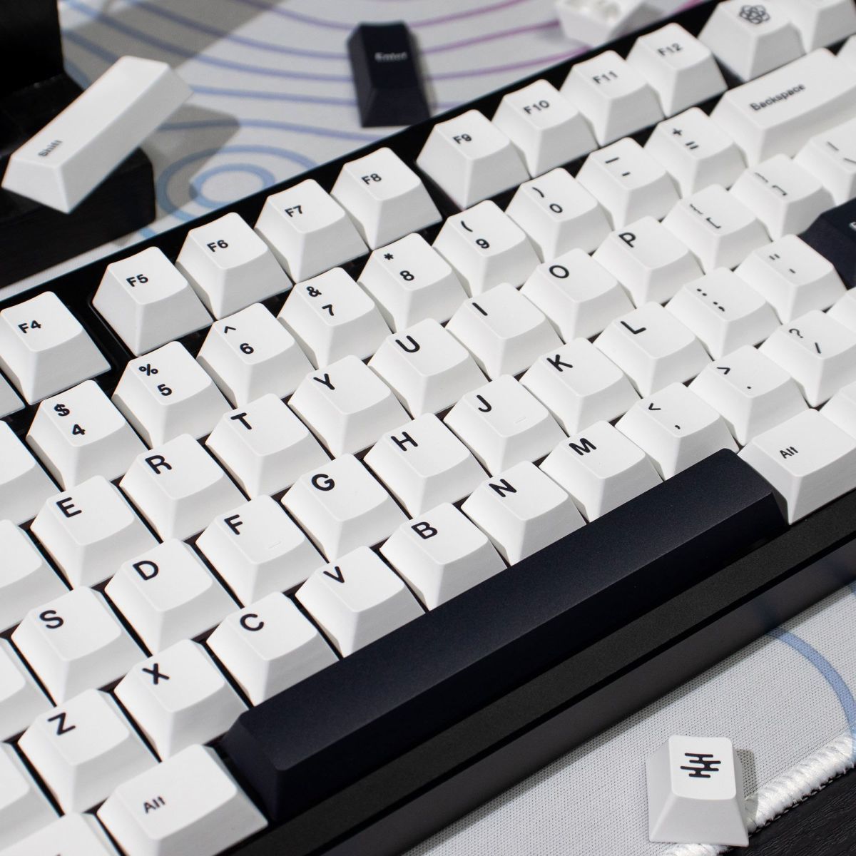 Clean BOW Cherry Profile PBT 120+ Keys Keycaps Set