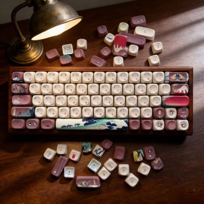 Mount Fuji MOA Profile PBT 110+ Keys Keycaps Set