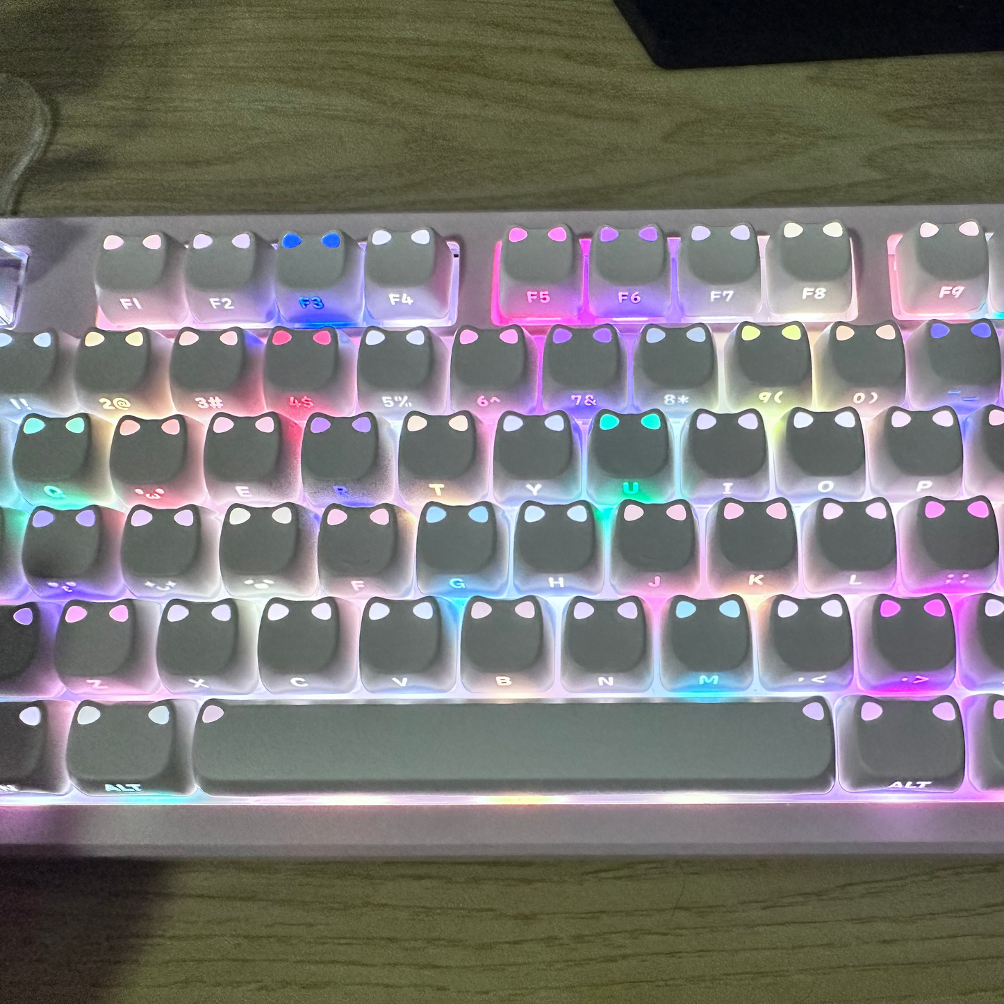 XVX Lumicat MAO Profile Shinethrough Keycaps Set