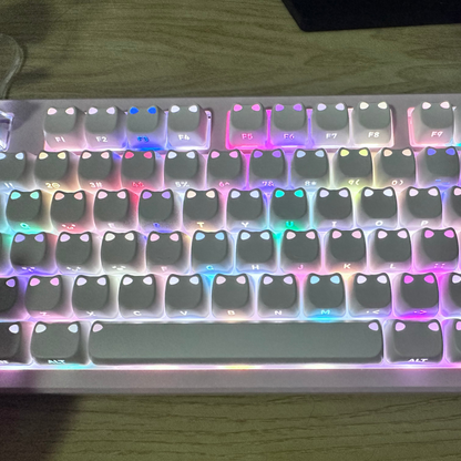 XVX Lumicat MAO Profile Shinethrough Keycaps Set