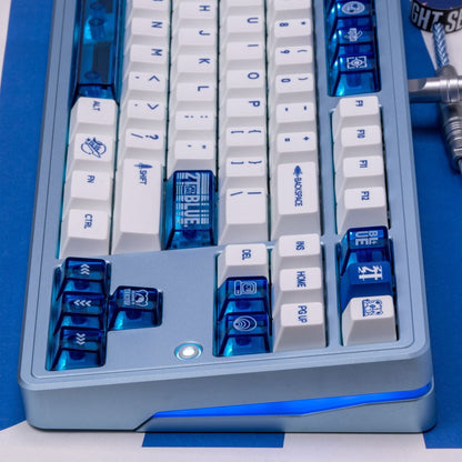 2T Blue Cherry Profile PBT PC 120+ Keys Keycaps Set