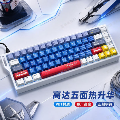Gundam Cherry Profile 120+ Keys PBT Keycaps Set