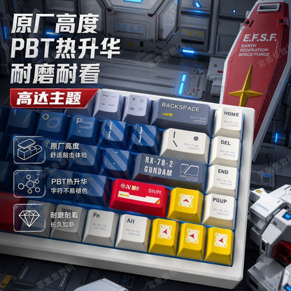 Gundam Cherry Profile 120+ Keys PBT Keycaps Set
