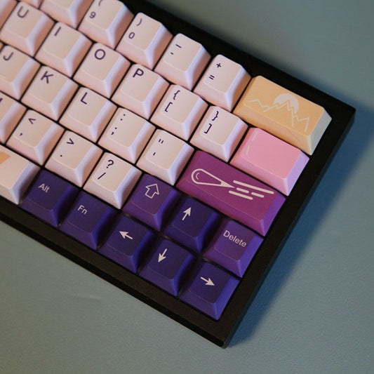 Twilight Cherry Profile PBT 120+ Keys Keycaps Set