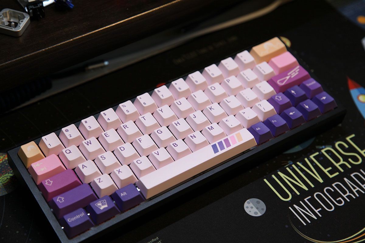 Twilight Cherry Profile PBT 120+ Keys Keycaps Set