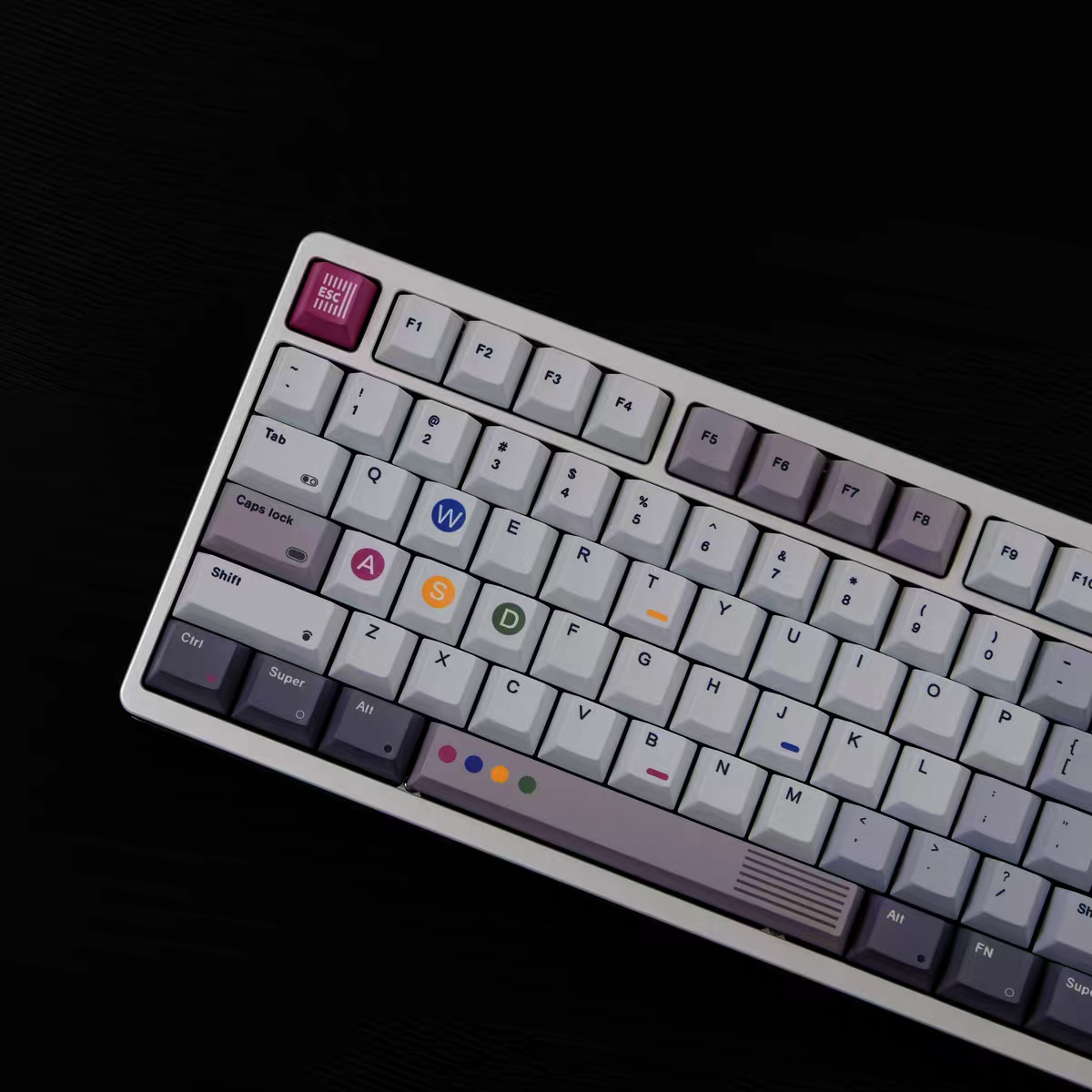 Game 1989 Retro Themed PBT 120+ Keys Keycaps Set