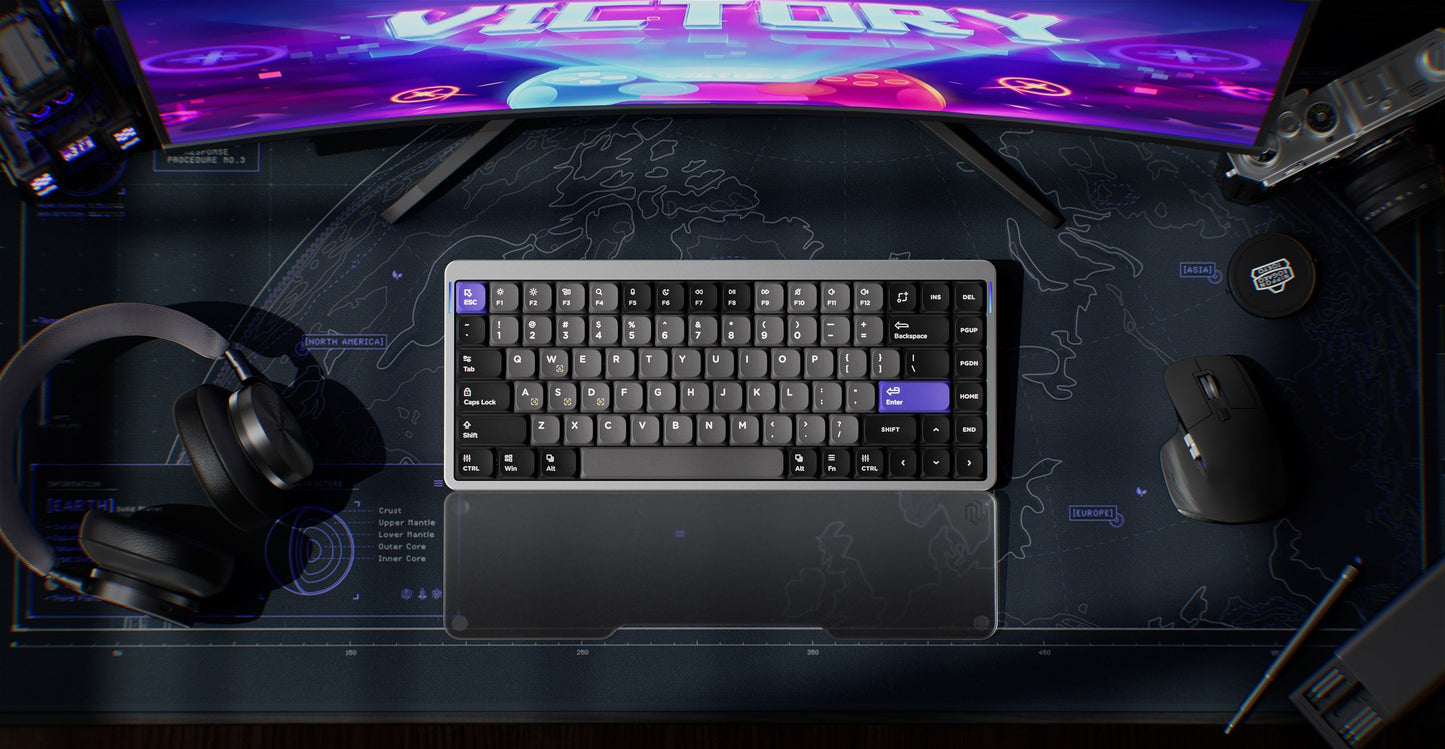 NuPhy Air75 HE  Magnetic Switch Gaming Keyboard
