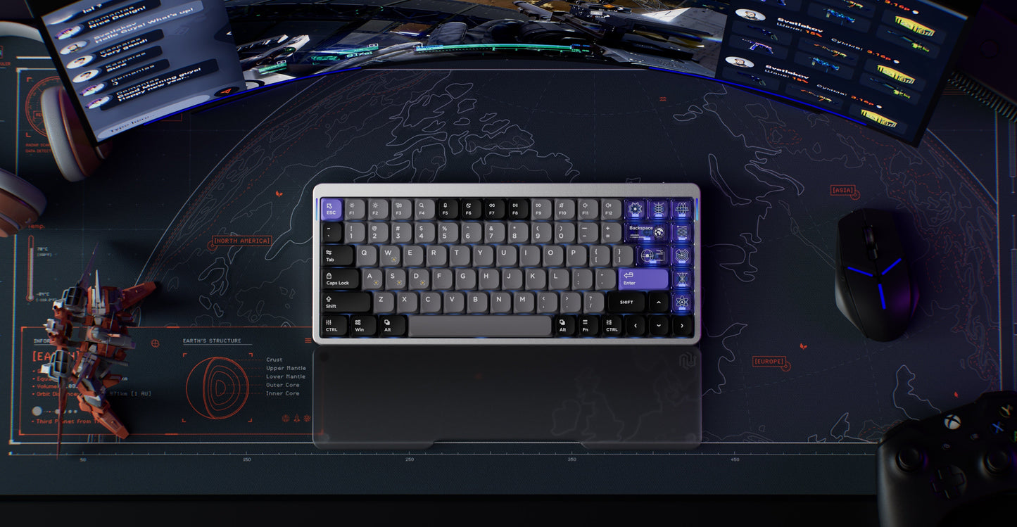 NuPhy Air75 HE  Magnetic Switch Gaming Keyboard