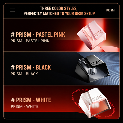 Titan Nation x XVX x GXD PRISM Refraction Cherry Profile Keycaps