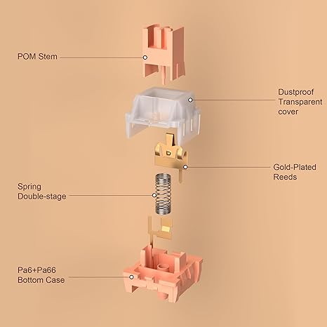 MageGee Ginger Cat 50g 3pin Linear Switch