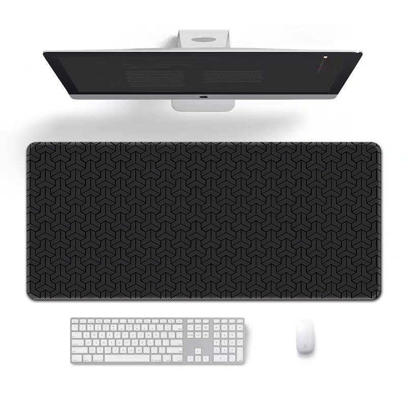 Black Carbon 4mm Thick Anti Skid Deskpad 900*400*4mm