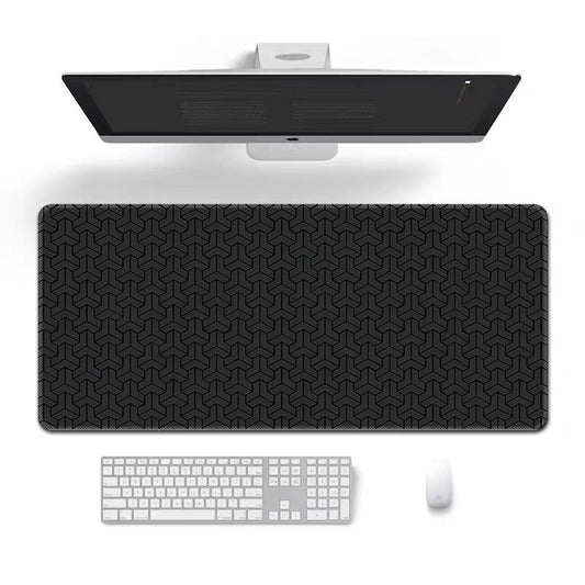 Black Carbon 4mm Thick Anti Skid Deskpad 900*400*4mm