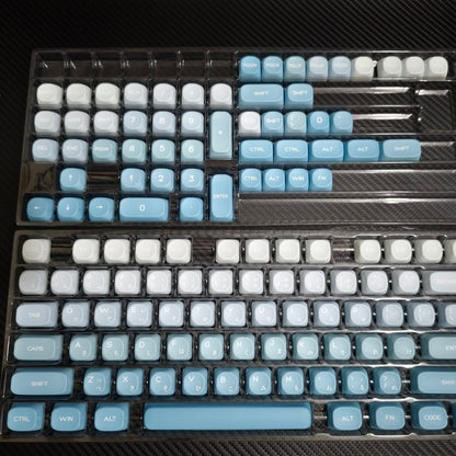 Blue Gradient MOA Profile Keycaps FancyKeebs