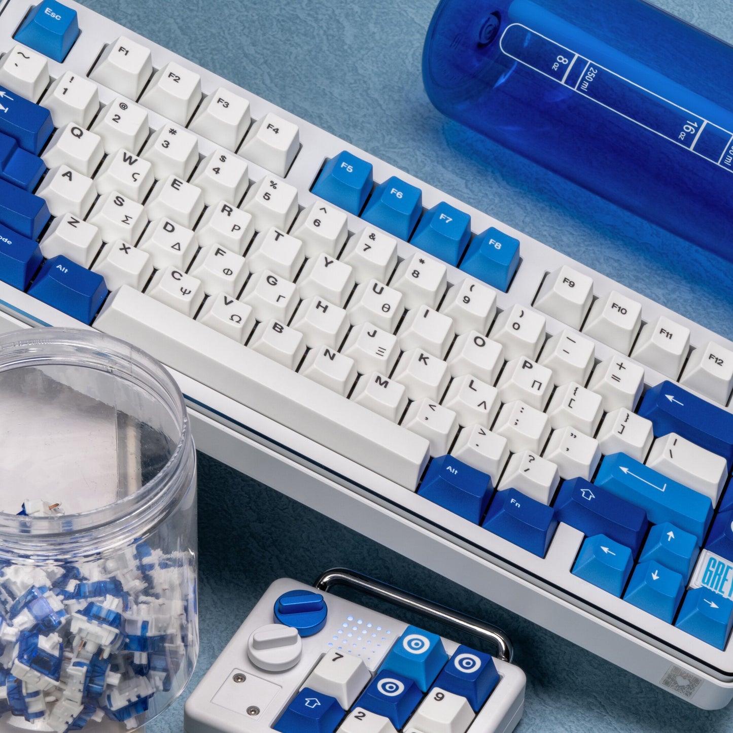Blue Odyssey Cherry Profile Keycaps FancyKeebs