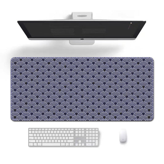 Blue Ripple 4mm Thick Anti Skid Deskpad 900*400*4mm