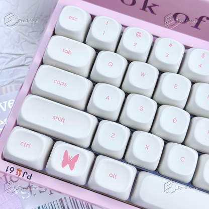 Blush MOA Keys Keycaps