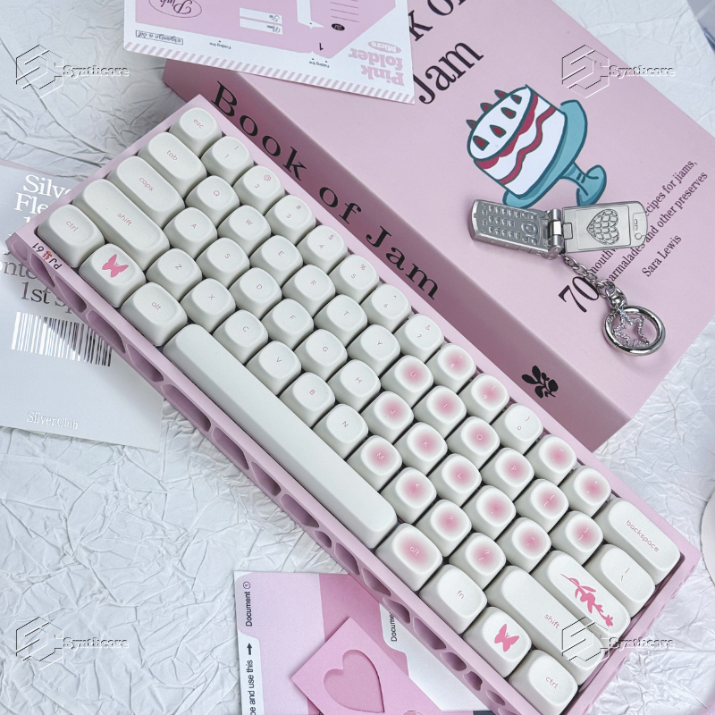 Blush MOA Keys Keycaps