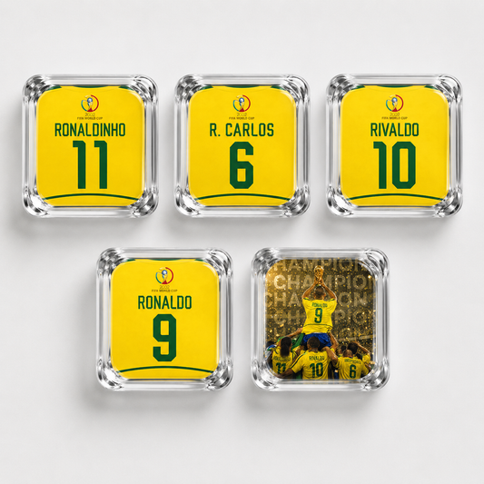 Ronaldinho roberto carlos rivaldo ronaldo nazario keycaps set bangladesh brazil win 2002 fancykeebs