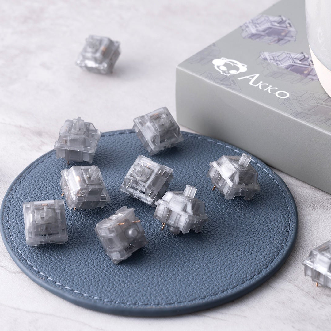 Akko CS Crystal Silver 3pin Linear Gaming Switch