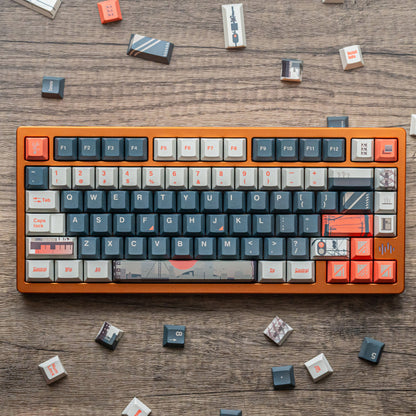 Cityscape Cherry Profile 1.7mm PBT 120+ Keys Keycaps Set