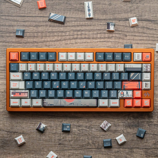 Cityscape Cherry Profile 1.7mm PBT 120+ Keys Keycaps Set
