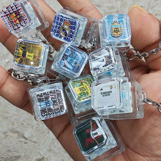 Football Keychain RGB LED FancyKeebs Bangladesh