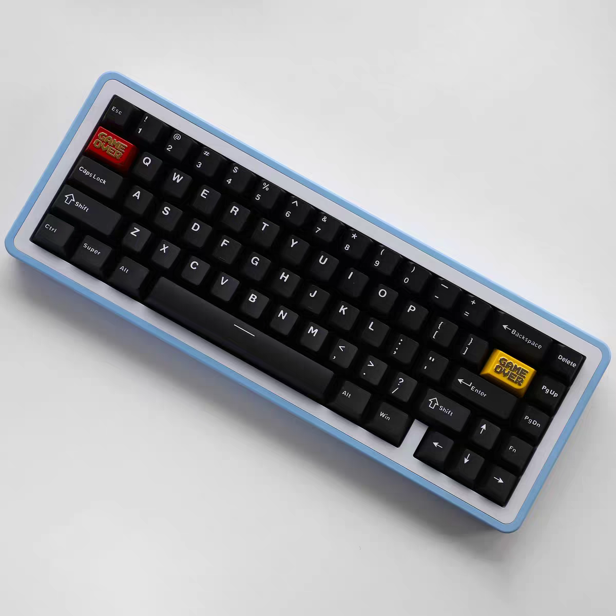 Zinc Alloy Game Over 1.5u Artisan Keycaps - 1 Key – FancyKeebs