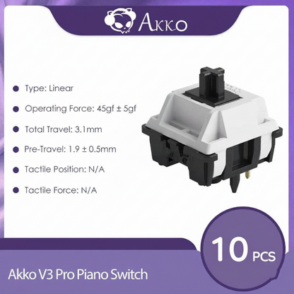 Akko V3 Piano Pro Linear Switch 10pcs