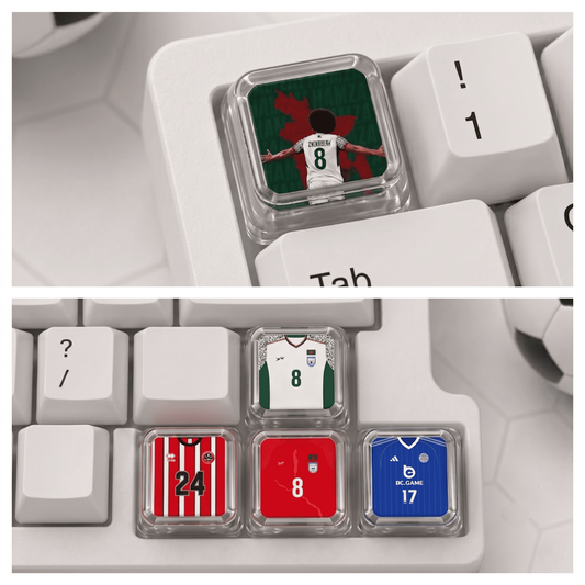 Hamza Chowdhury Edition Football Jersey Caps XDA Profile Set of 5 Keys 