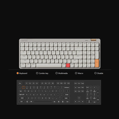 Flow Lite84 Affordable Low-profile Mechanical Keyboard