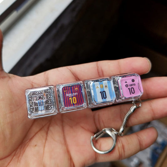 Lionel Messi Keycap Keychain FancyKeebs