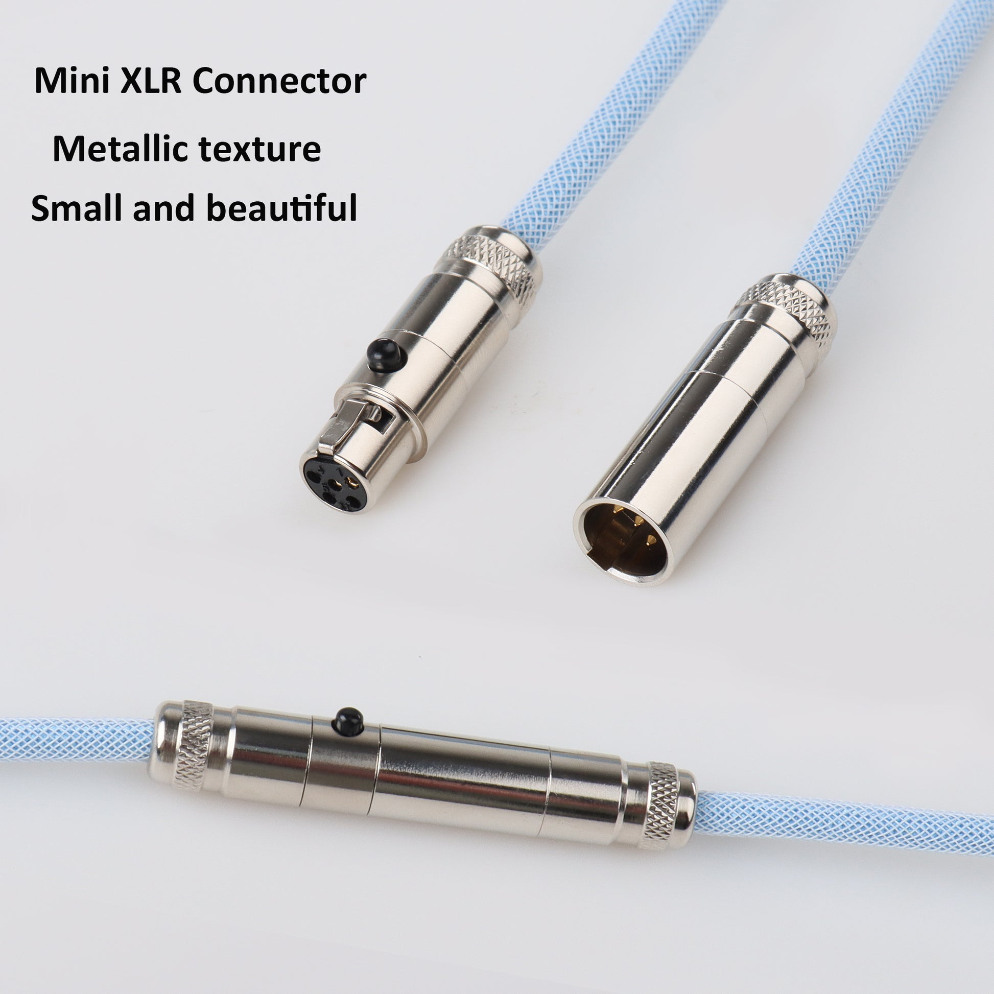 Mini XLR Connector Metalic Texture Oarts