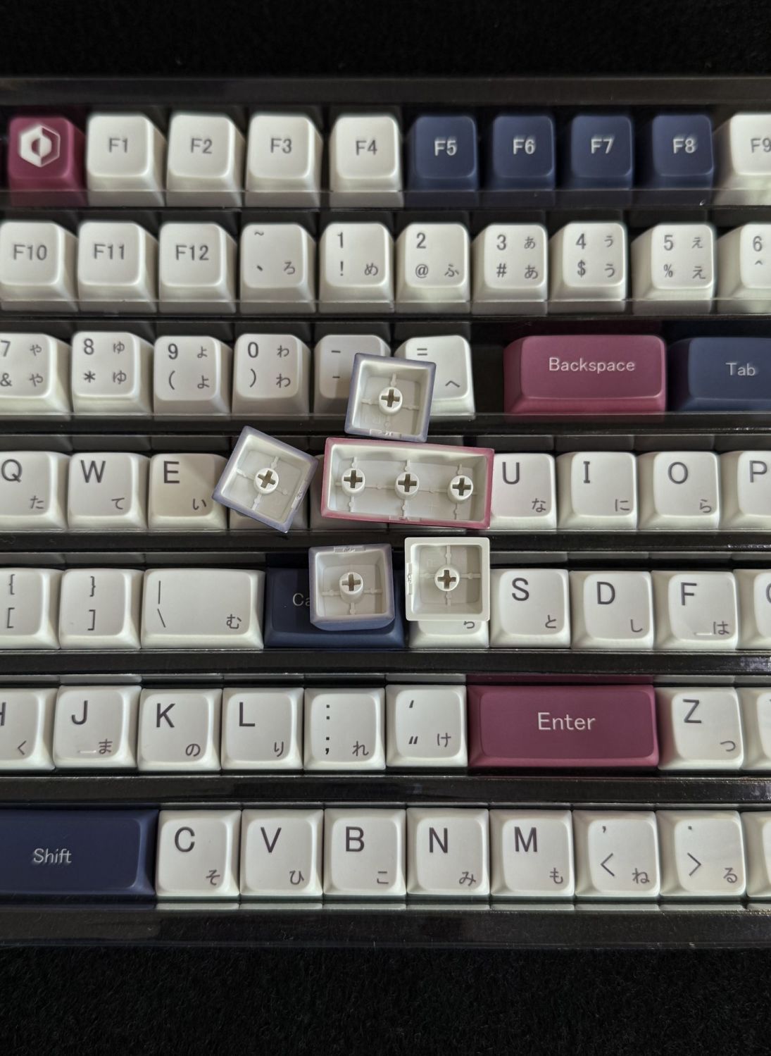 Neon Hex MDA Backside of a keycaps