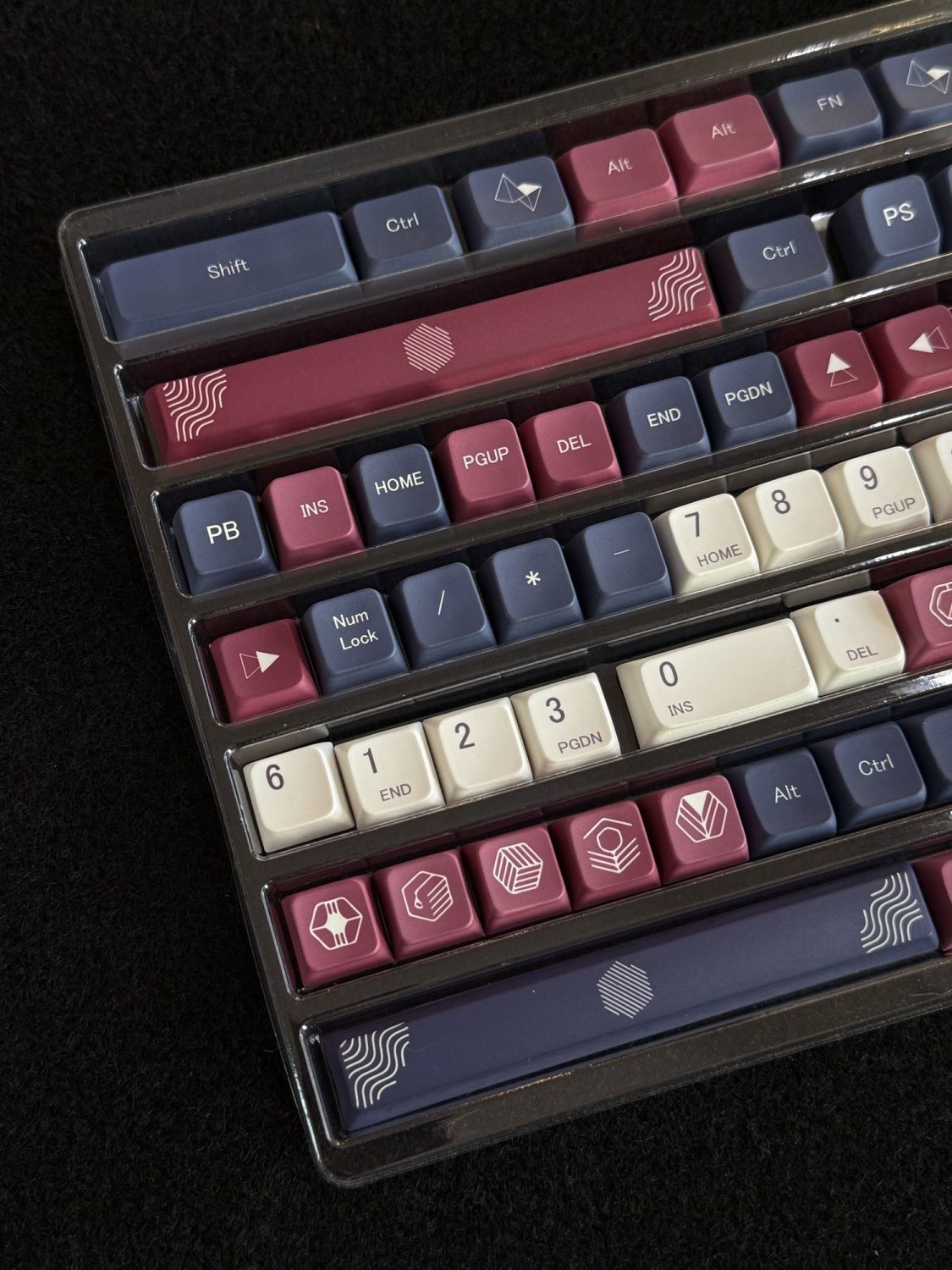 Neon Hex MDA Profile Spacebars