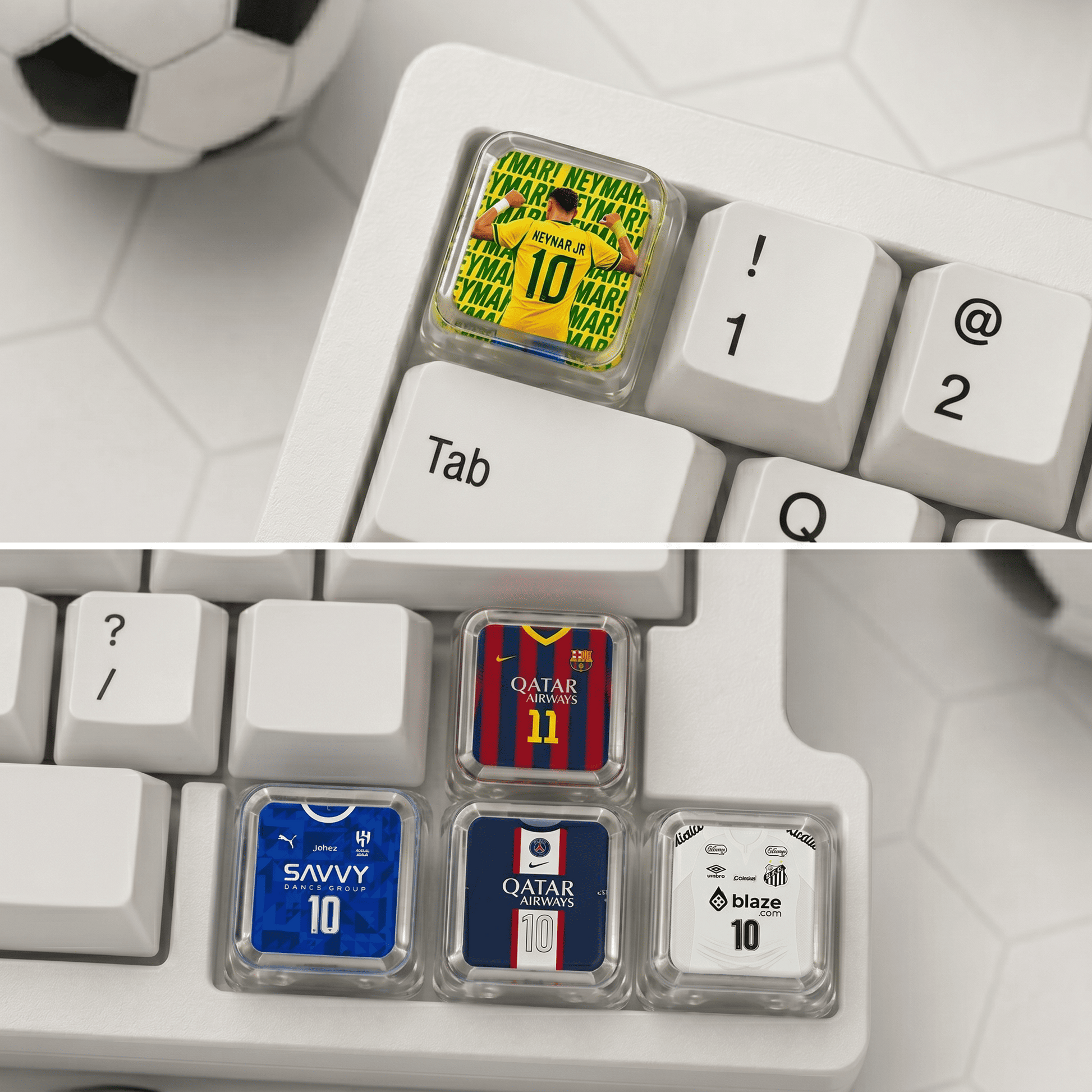 Neymar Keycaps for Mechanical Keyboard