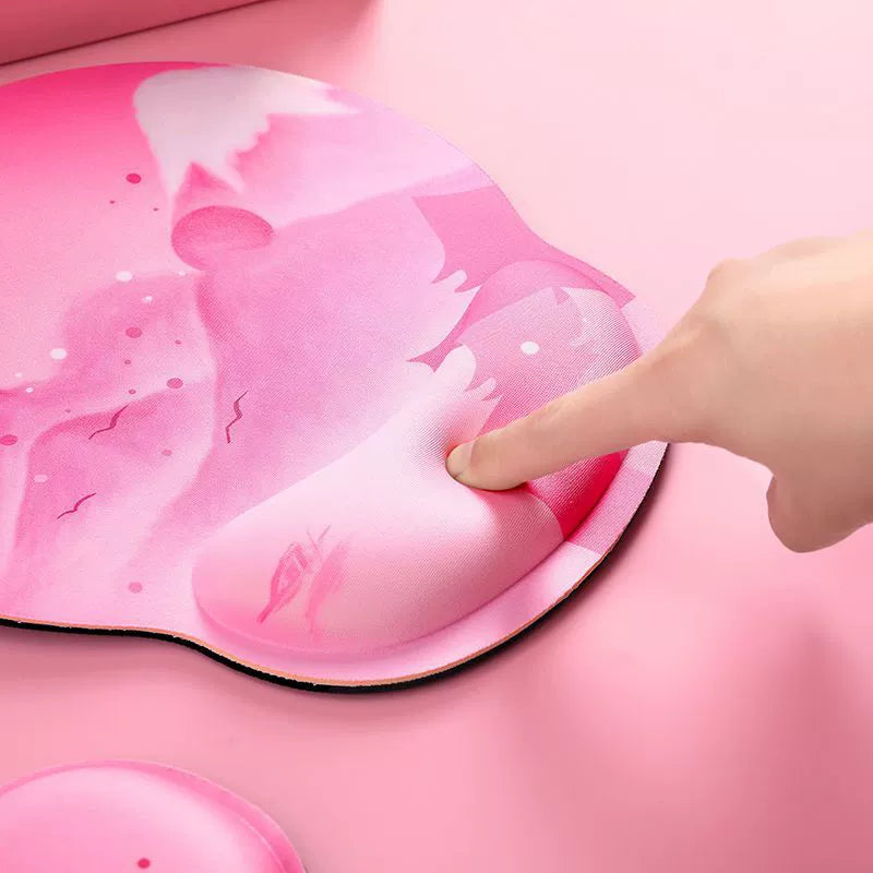 Sakura Pink Memory Foam Wrist Rest Pad
