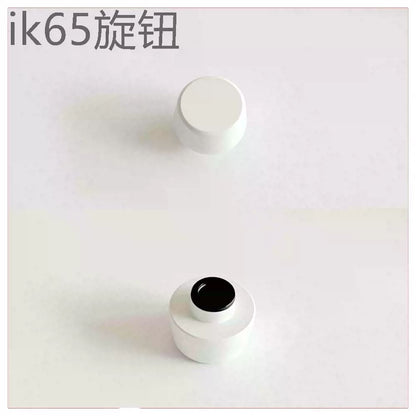 Feker Metal Knob - Inset Round - White