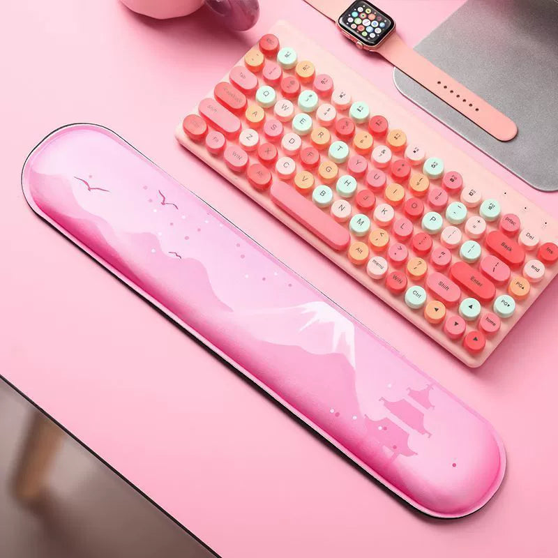 Sakura Pink Memory Foam Wrist Rest Pad